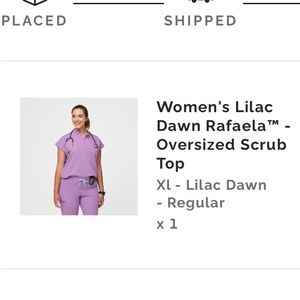 Rafeala Figs Top- XL Liliac